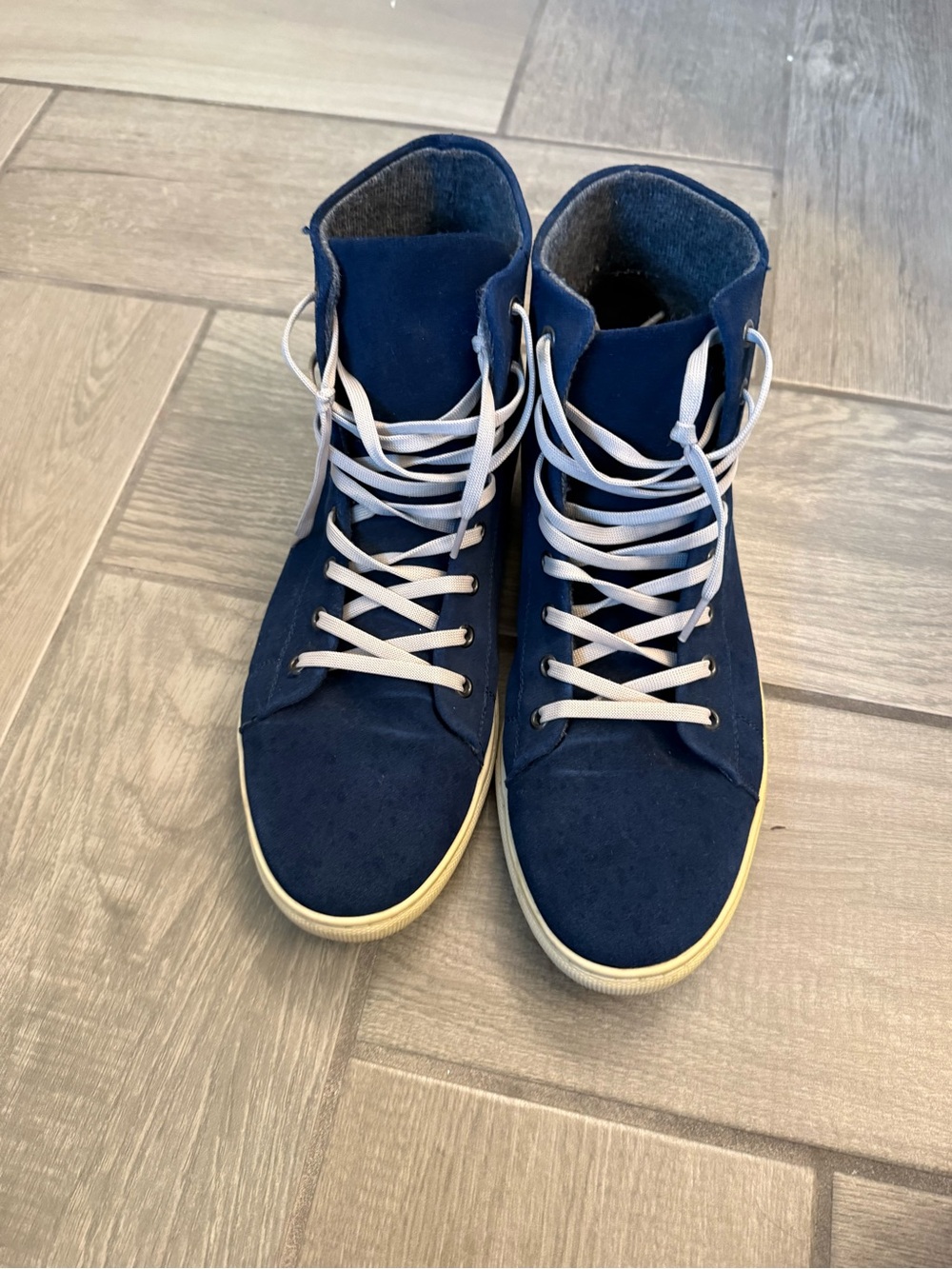 NORDSTROM Rails Navy All Leather  Size 46 (Men’s 12)